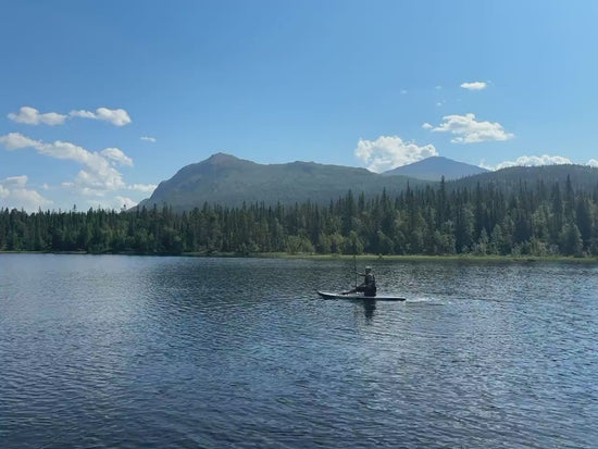 Video: seated paddling on a SUP with the hybrid paddle used as a kayak paddle